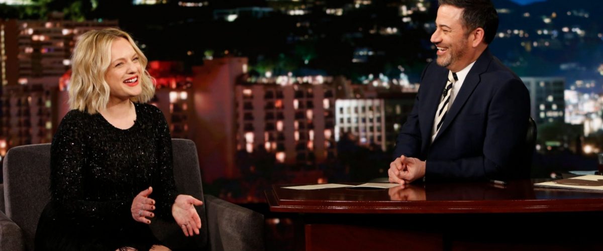 Elisabeth Moss on Jimmy Kimmel Live (Video)